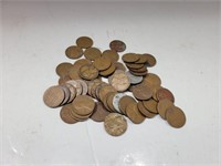 (QTY) Assorted Wheat Pennies