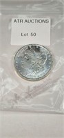 1896 Morgan Silver Dollar Uncirculated.