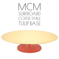 SAARINEN Style MCM SURFBOARD Table TULIP BASE