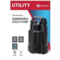 $135  Utilitech 1/3-HP 115-Volt Thermoplastic Subm