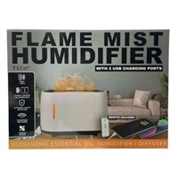$30  Tech Squared Flame Mist Humidifier & Ultrason