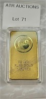 1 Oz Perth Mint Gold Bar.