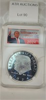 Donald Trump 2024 Silver Coin