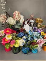 Large Lot of Artificial Flowers