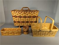 Four Woven Baskets