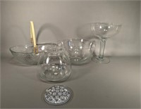 Princess House Crystal and Clear Glass Bowl