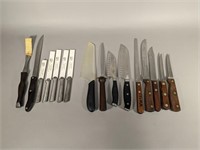Assorted Knives, Cutco Carving Set