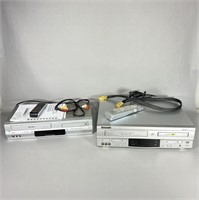 Toshiba and Panasonic DVD/VCR Combo Units