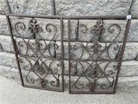GREAT WROUGHT IRON ACCENTS - 15X24.5