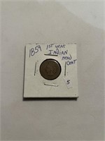 1859 1st Year Indian Head Cent
