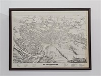 ST CATHARINES MAP 1875 BY H. BROSIUS