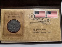 Postal Service Bicentennial coin & Stamp
