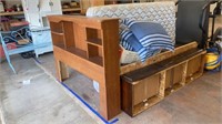 COMPLETE FULL SIZE BED WITH HEAD BOARD, WITH