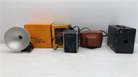 3 Vintage Kodak Cameras