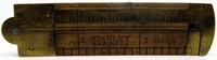 Stanley No.36 Brass & Wood Folding Rule/Caliper