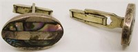 1930-50 Signed Mexico Sterling Silver Cufflinks