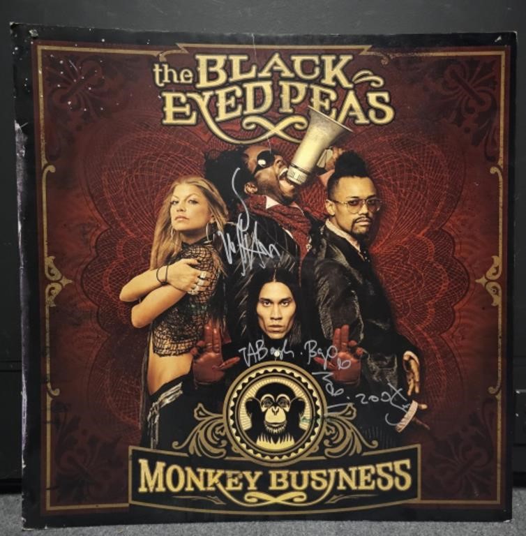 Black Eyed Peas Monkey Business Signed Poster