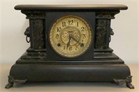 Antique E. Ingraham 8 Day Mantel Clock