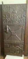 Antique Carved African Dogon Granary Door