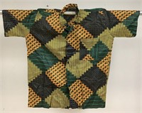 Diamond Shapes African Print Shirt & Shorts