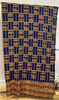 Handmade African Kente Cloth Quilt Top