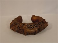 African Copper Currency Bangle
