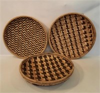Collection of African Winnowing Baskets