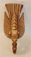 Hand Carved African Bird Theme Mask