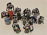 Small Beaded African Ndebele Dolls 1