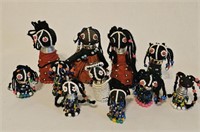 Small Beaded African Ndebele Dolls 2