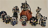 Small Beaded African Ndebele Dolls 3