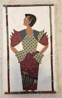 Handmade African Wax Print Wall Hanging