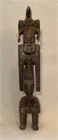 Carved African Seated Maternity Figure