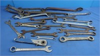 Open End, Combination & Ratcheting Wrenches incl