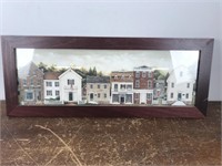 Framed Small Town America Print