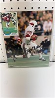 Terry Metcalf autographed picture