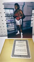 Wow! Muhammad Ali signed photo