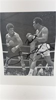Muhammad Ali and Leon Spinks signed photo