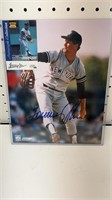 Tommy John signed photo and card