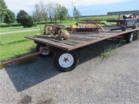 Flat rack Wagon, 20'x9' rack