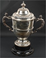 1907 KING'S CUP STERLING SILVER RUGBY TROPHY