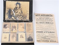 EARLY OPERA CABINET CARDS, AUTOGRAPHS, & MORE