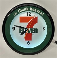 7 ELEVEN NEON CLOCK