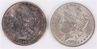 2- MORGAN SILVER DOLLARS 1884-O & 1889