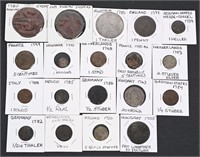 FOREIGN COIN LOT 18TH CENTURY