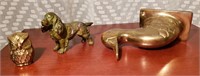 Brass animal figures