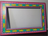 Hand Painted Fish-Themed Frame
