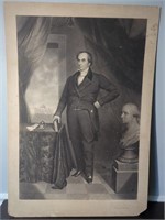 19th Century Engraving of Daniel Webster