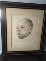 Original Pencil Sketch of Man