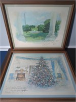 1967 & 68 White House Christmas Card